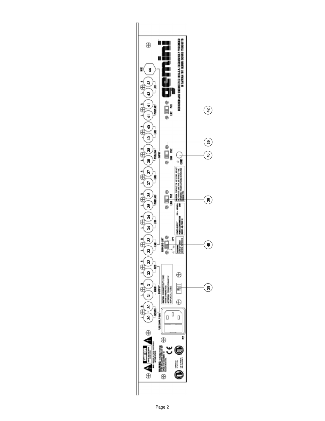 Gemini PDM-10 manual 