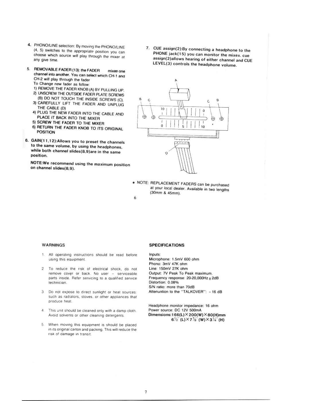 Gemini pmx-7 manual 