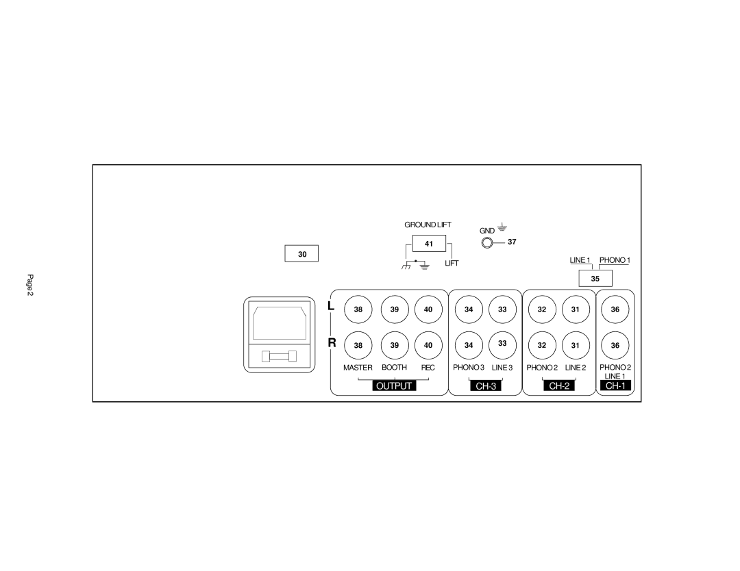 Gemini PS-626 PRO2 manual Output 