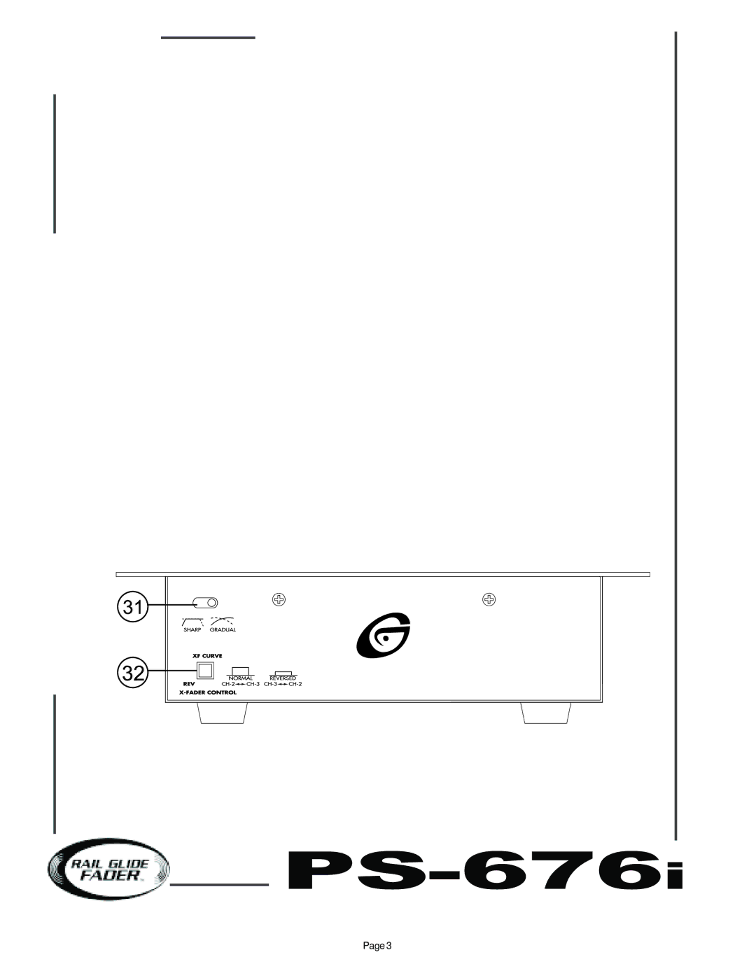 Gemini PS-676i manual 