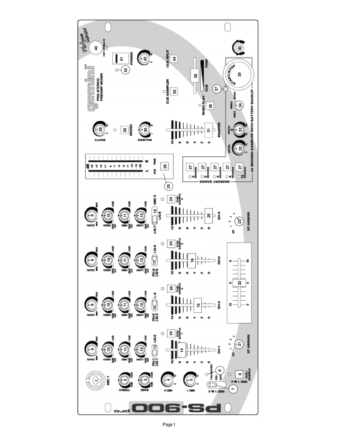 Gemini PS-900 PRO manual 