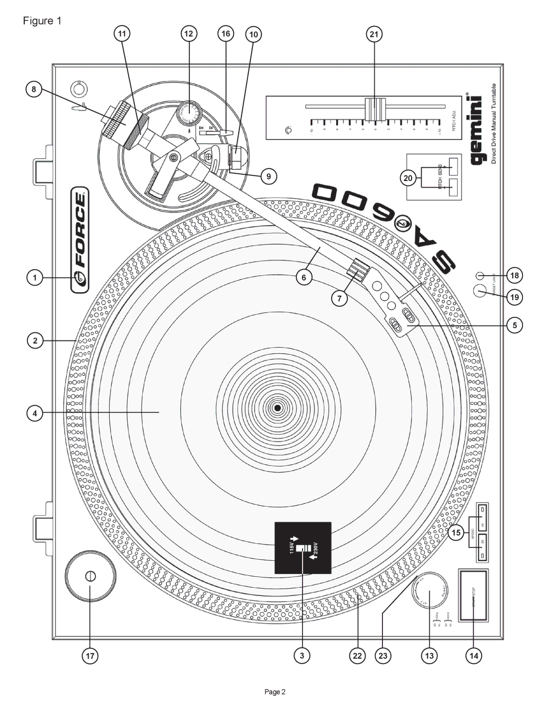 Gemini SA-600 manual 