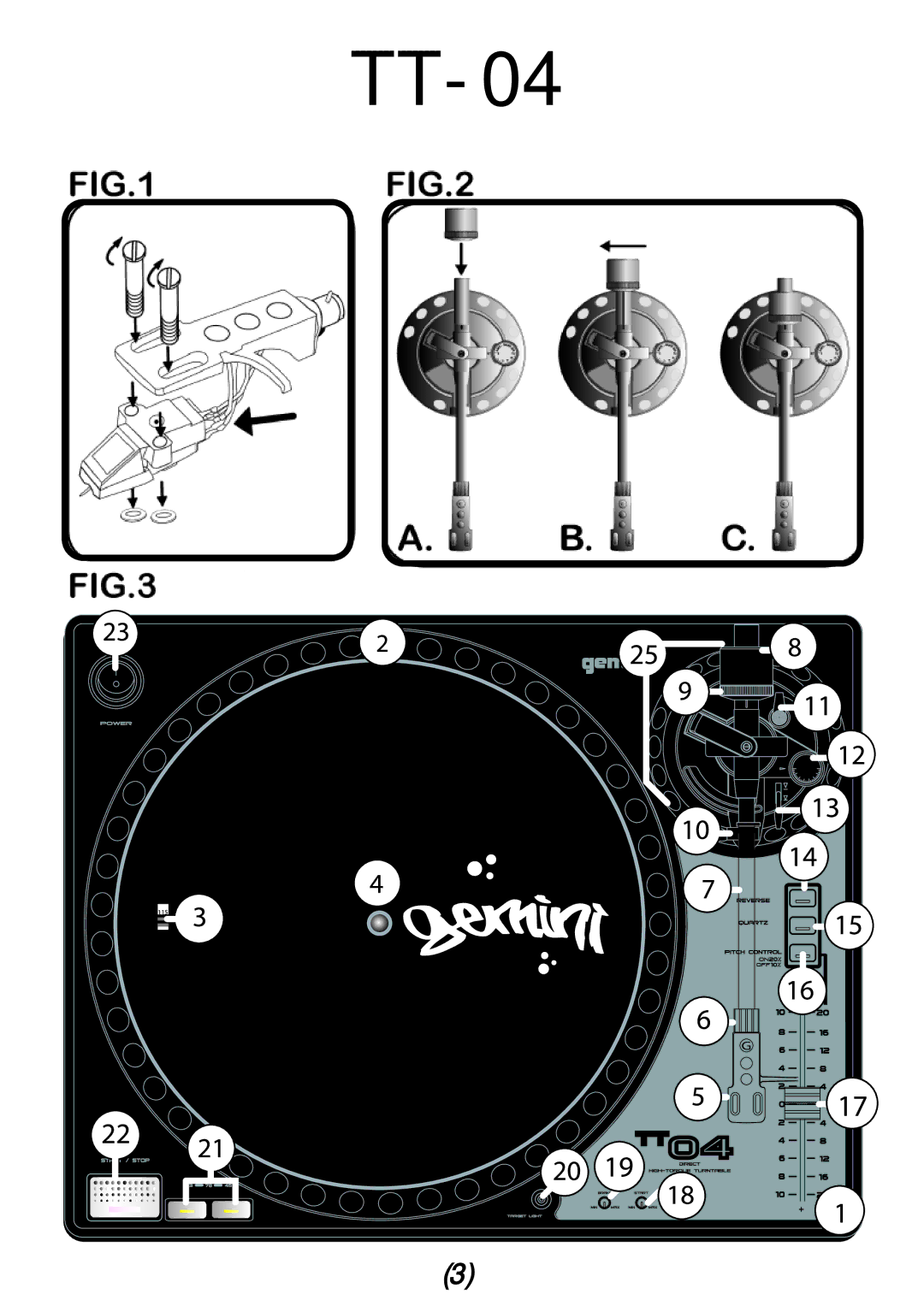 Gemini TT-04 manual 