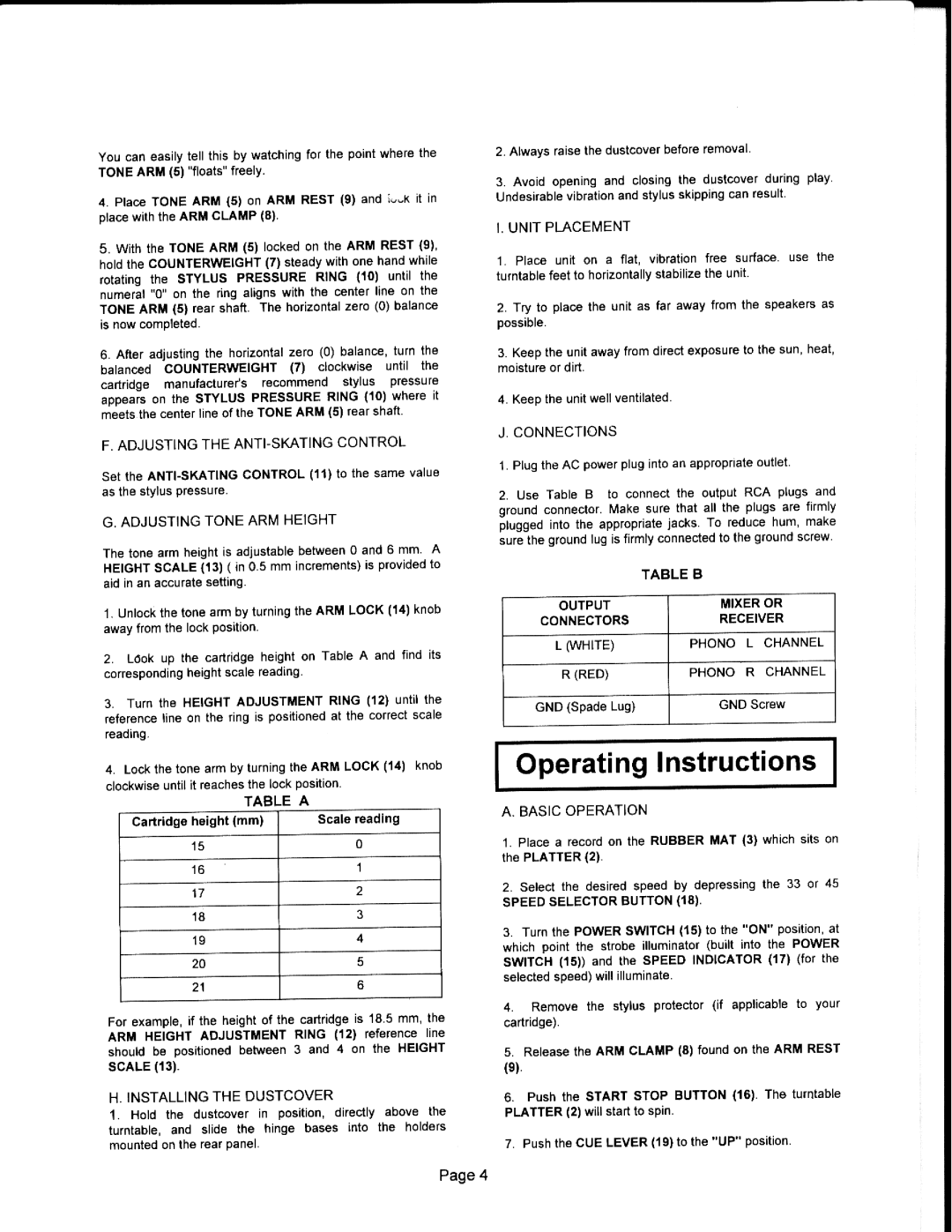 Gemini XL-1800Q IV manual 