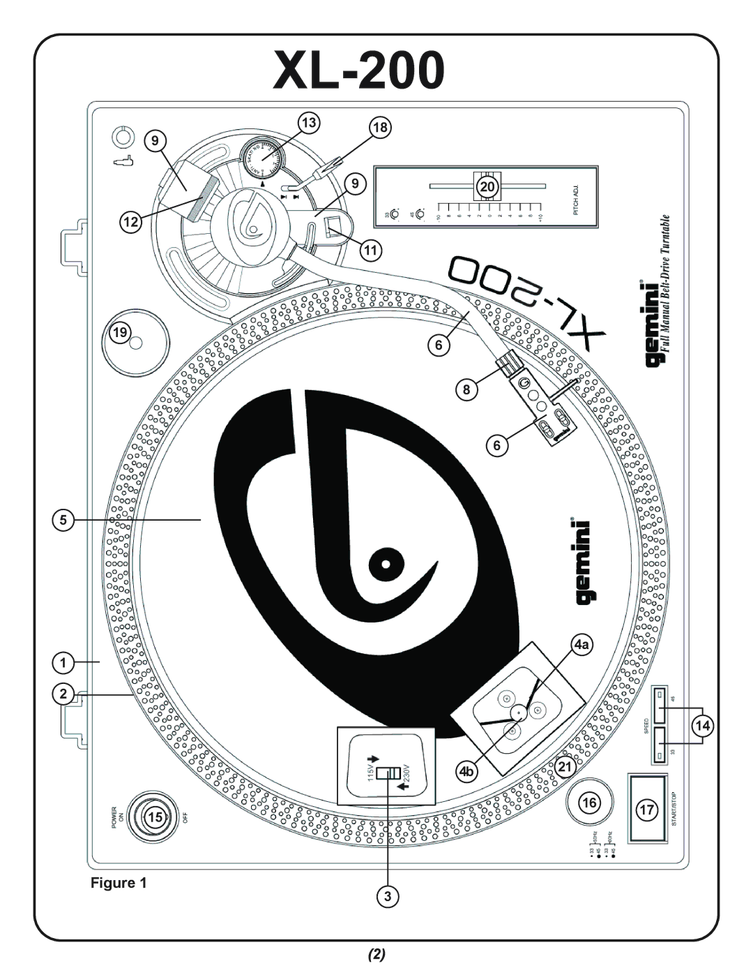 Gemini XL-200 manual 