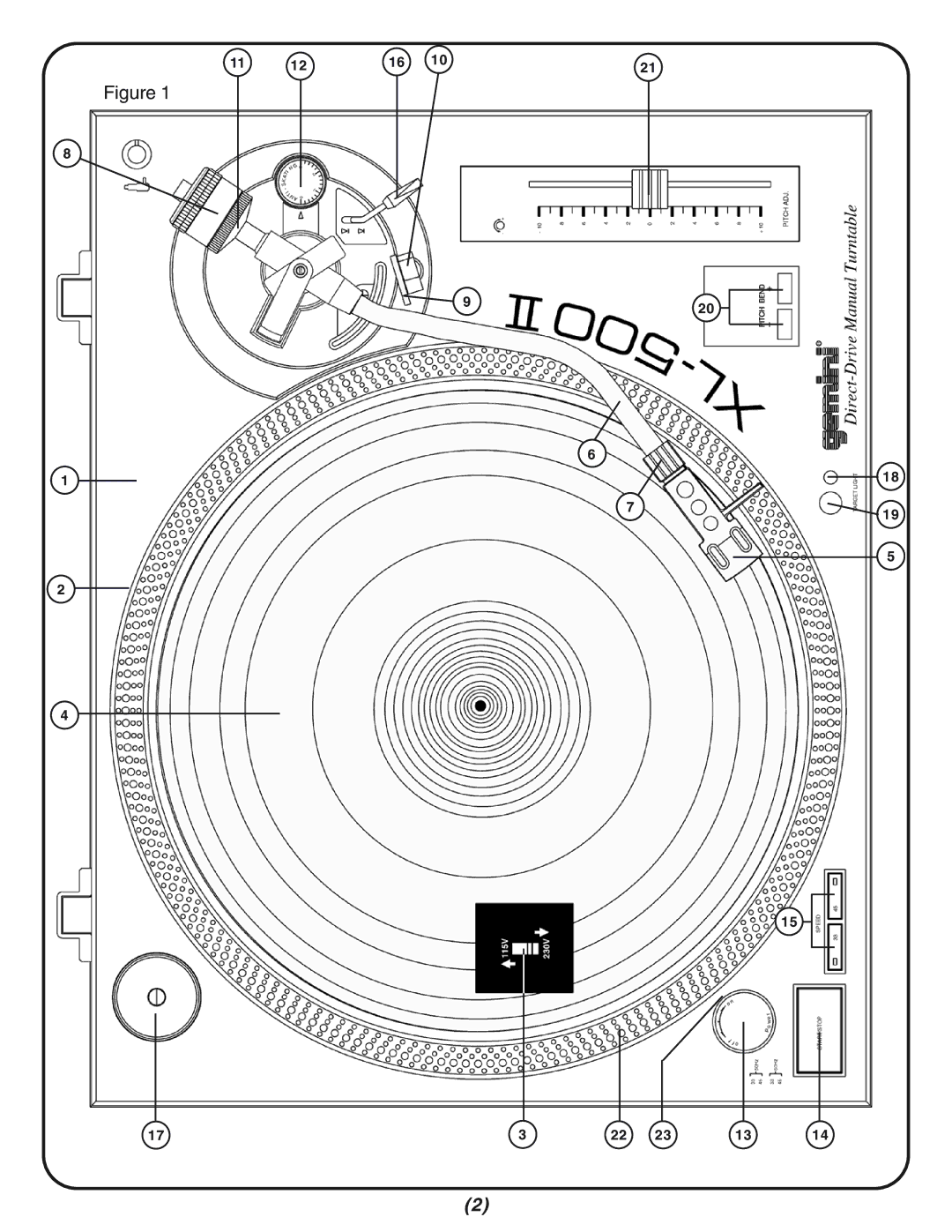 Gemini XL-500II manual 