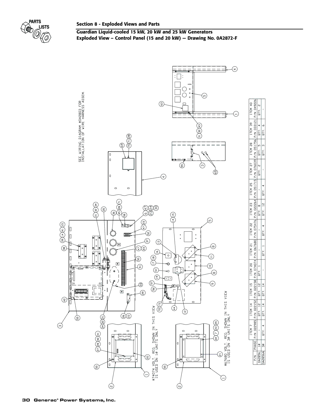 Generac 004371-2, 004188-1, 004475-1, 004474-1, 004370-2, 004189-1 owner manual Generac Power Systems, Inc 