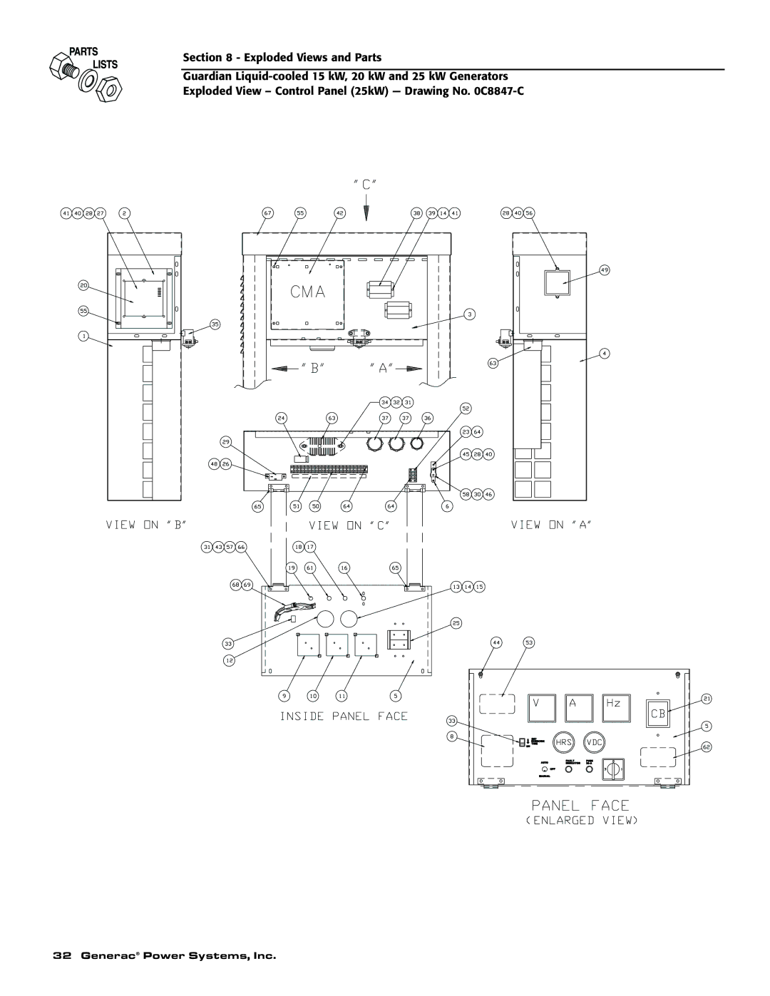 Generac 004370-2, 004188-1, 004475-1, 004371-2, 004474-1, 004189-1 owner manual Generac Power Systems, Inc 