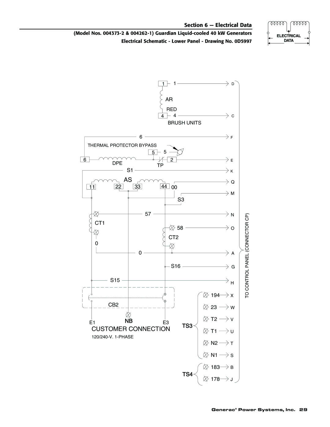 Generac 004626-1, 004373-2, 004373-2, 004626-1 owner manual Customer Connection 