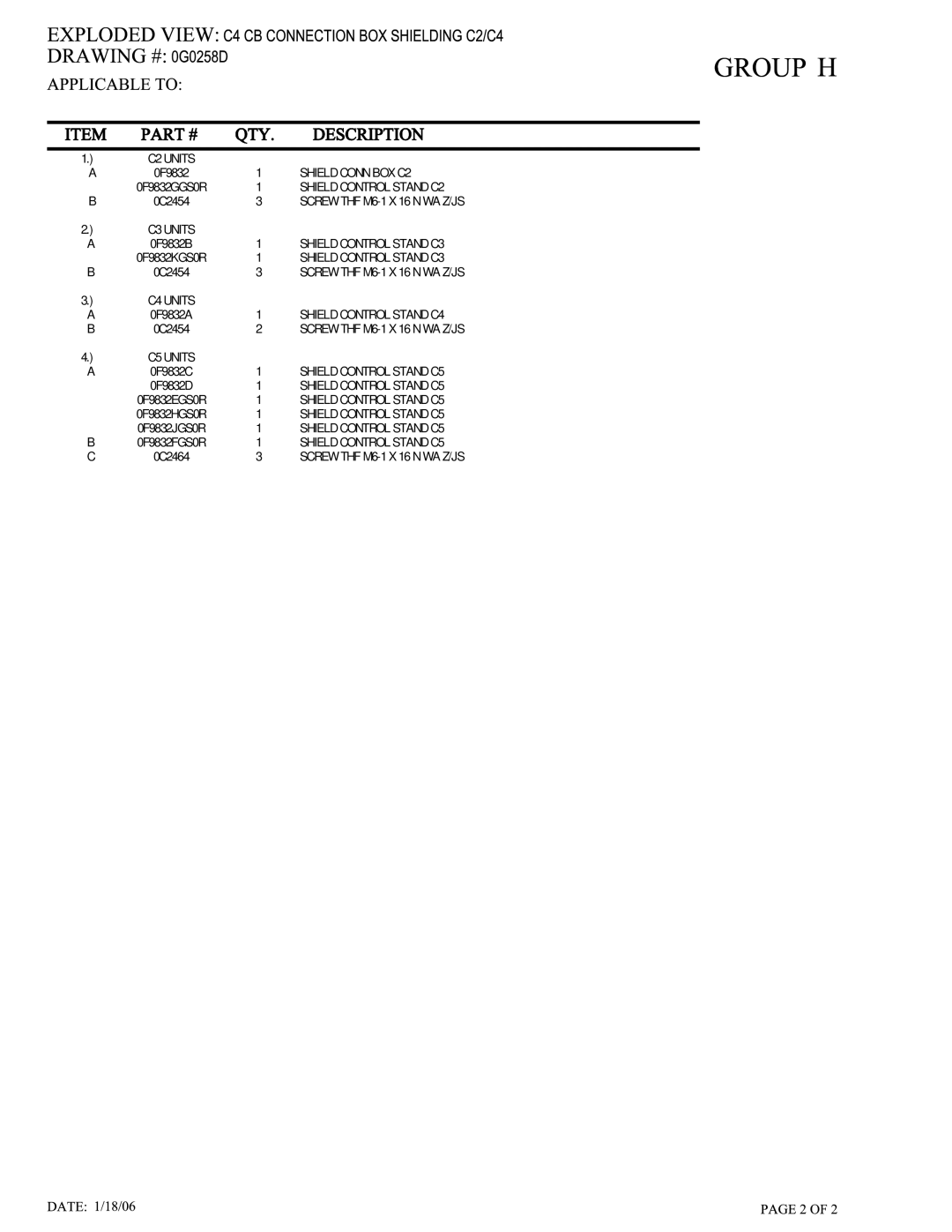 Generac 005262-0 owner manual C2 Units 