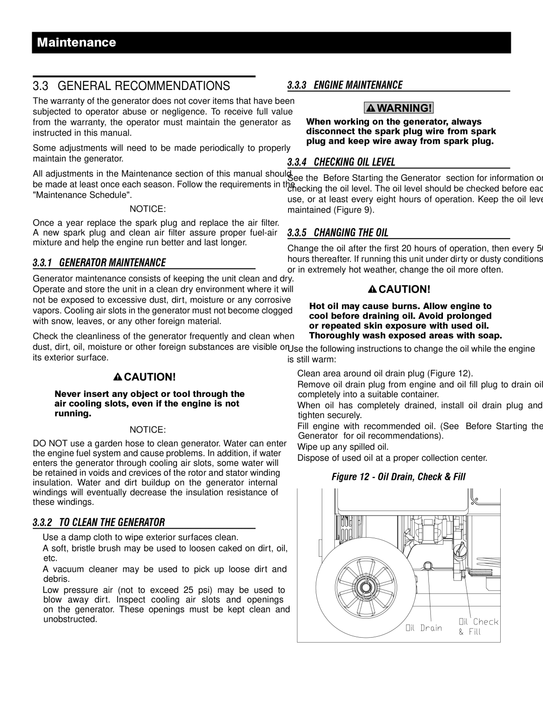 Generac 005982-0, 5982R owner manual General Recommendations 