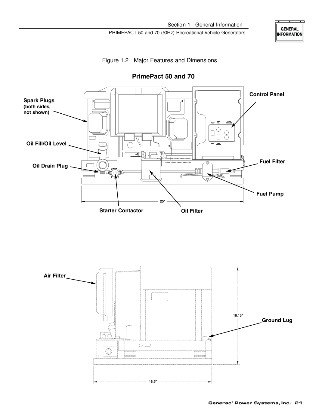 Generac 00784-2, 09290-4 owner manual PrimePact 50 