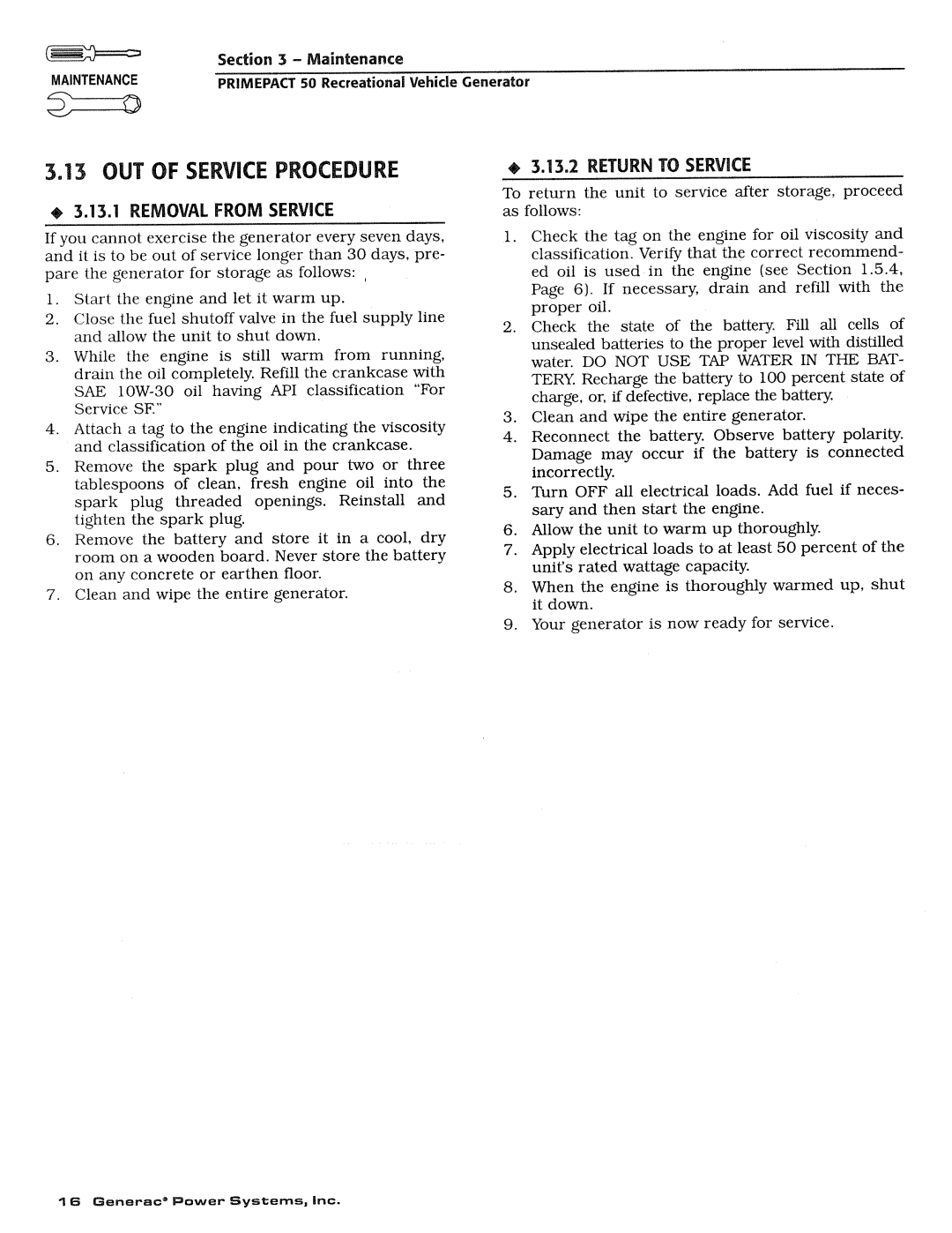 Generac 02010-1, 04164-1 manual 