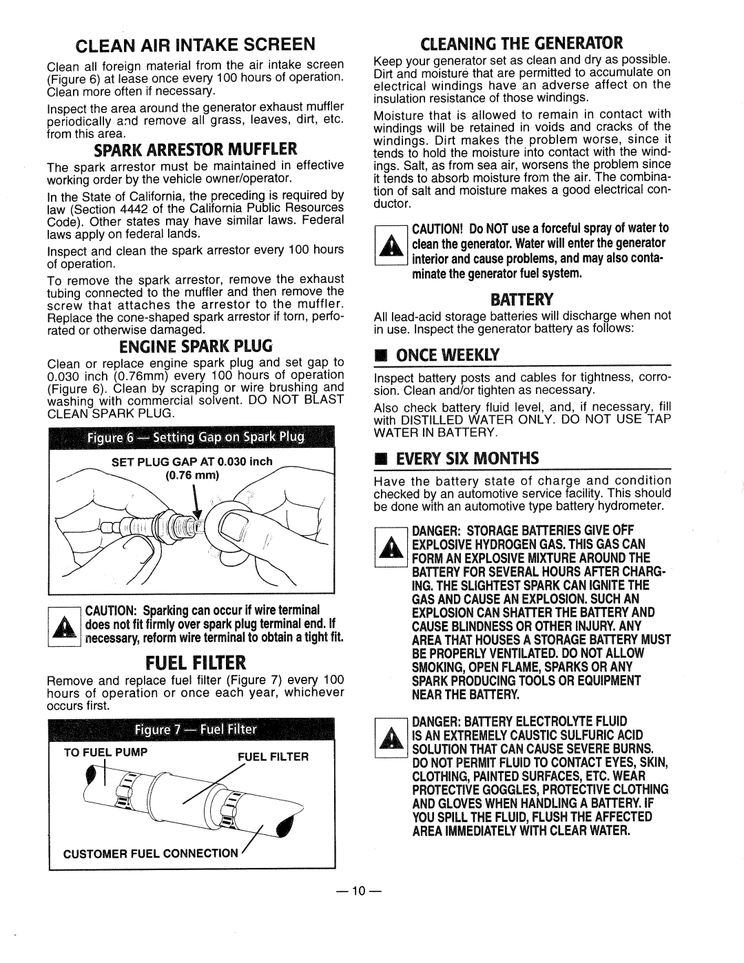 Generac 0661-4 manual 