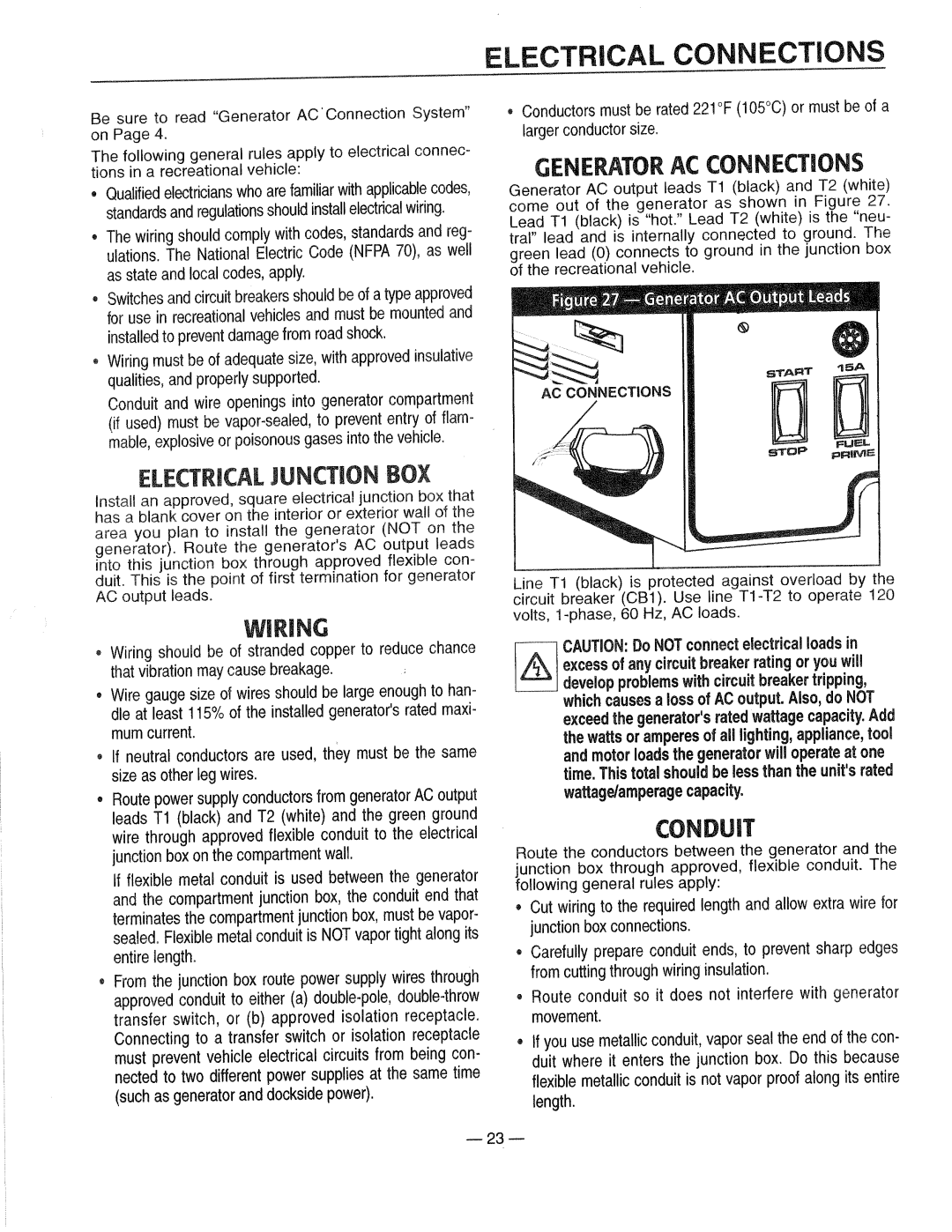 Generac 0661-4 manual 