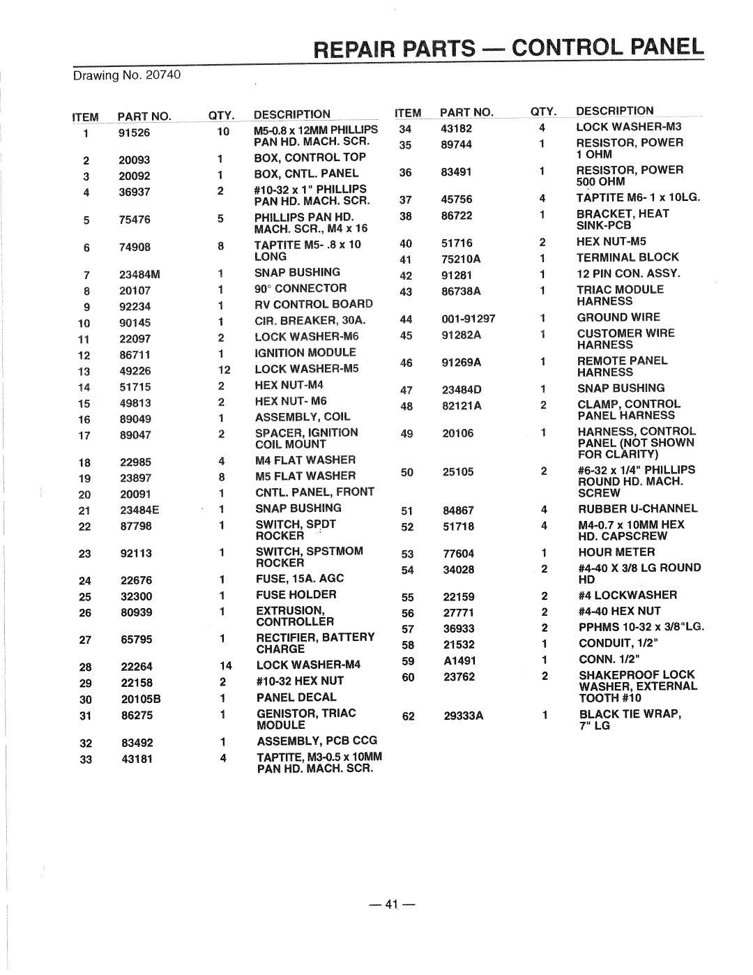 Generac 0661-4 manual 