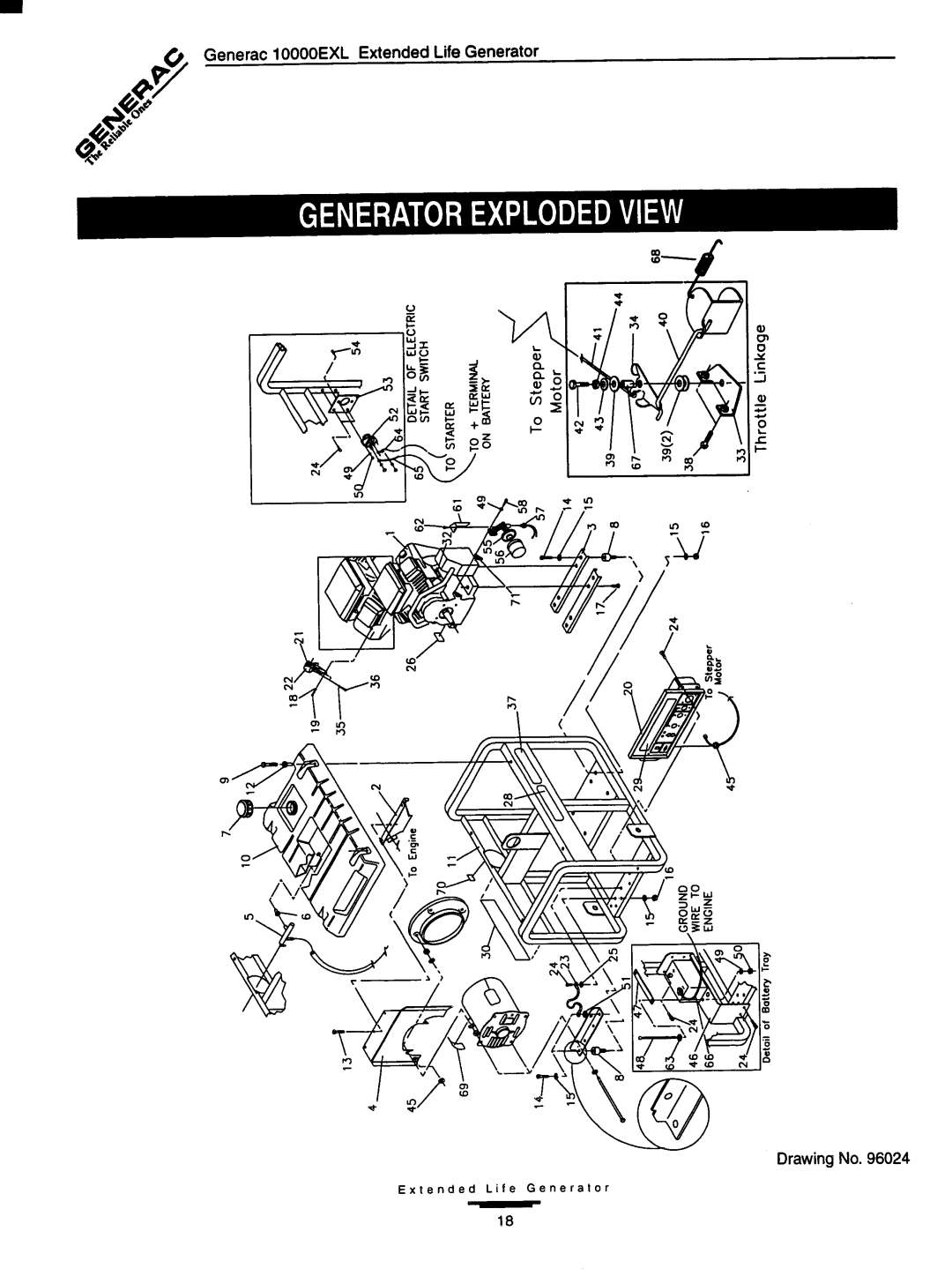 Generac 10000EXL manual 
