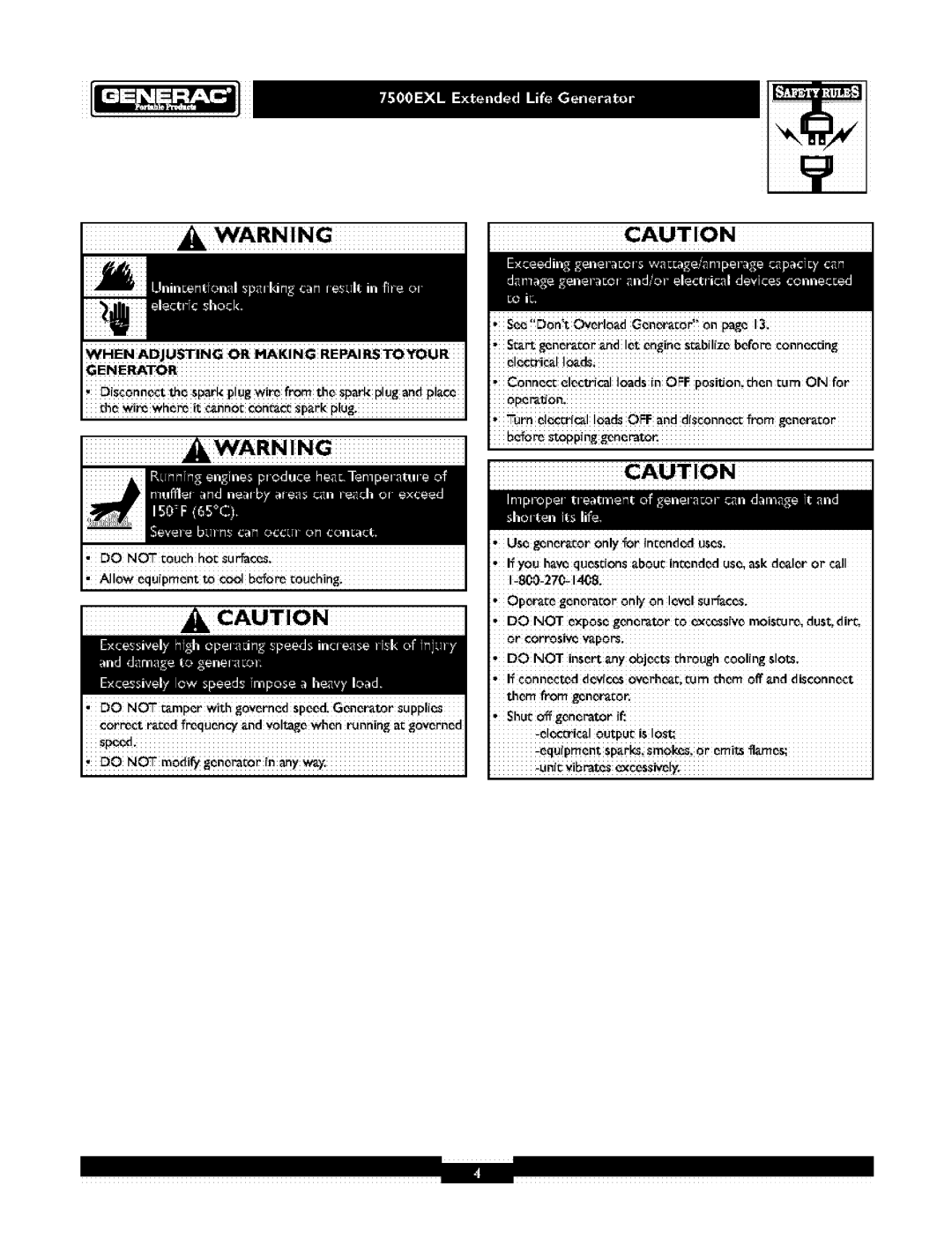 Generac 1019-3 owner manual C0nn=ICI JOadS!nOFFpOS.sO,he,umONfo, Urndccr!l loads OFI and d!sc0nn¢cfrom generacor 