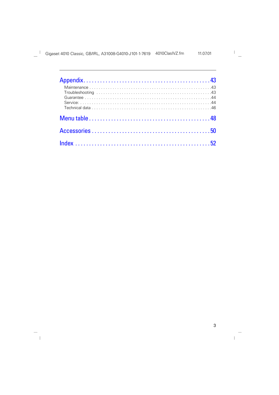 Generac 4010 operating instructions Appendix 