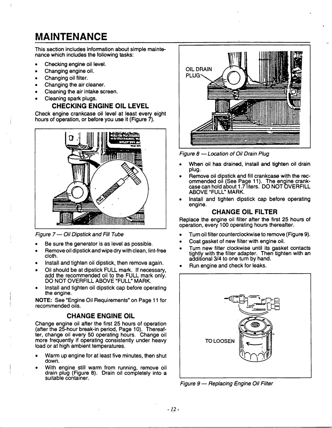 Generac 9600-3 manual 