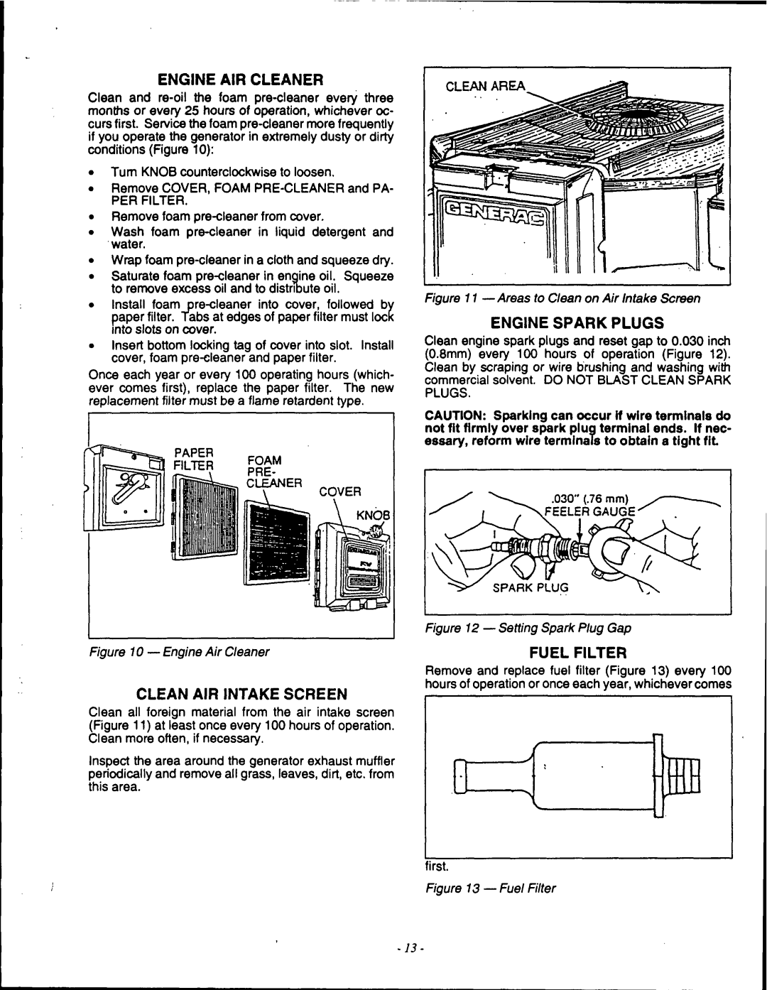 Generac 9600-3 manual 