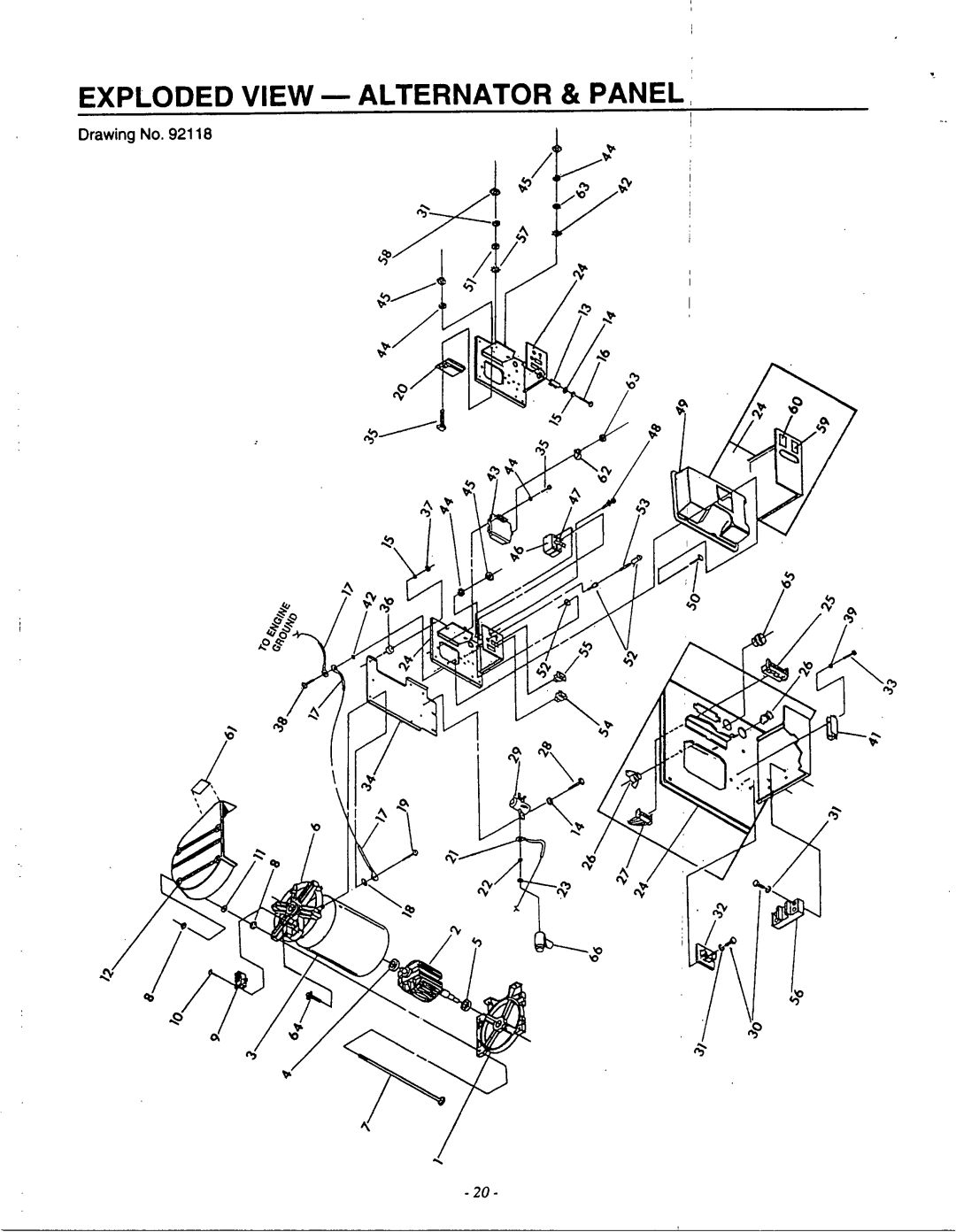 Generac 9600-3 manual 