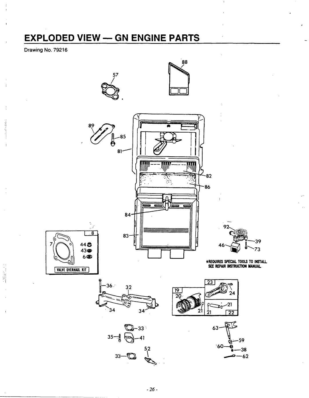 Generac 9600-3 manual 