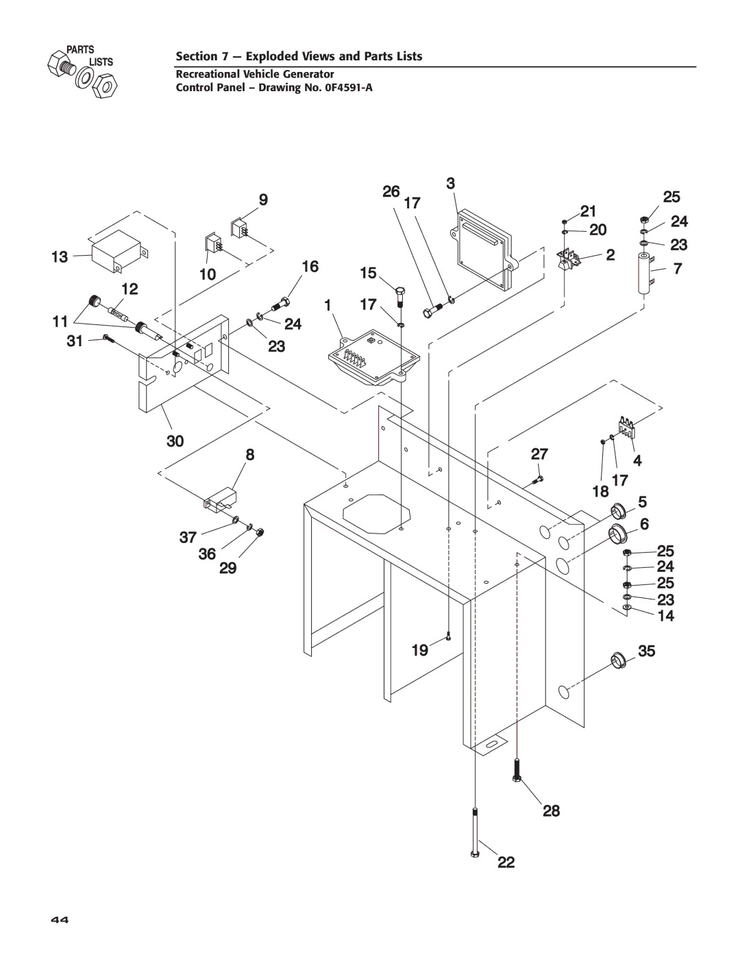 Generac Power Systems 004701-0 owner manual Exploded Views and Parts Lists 