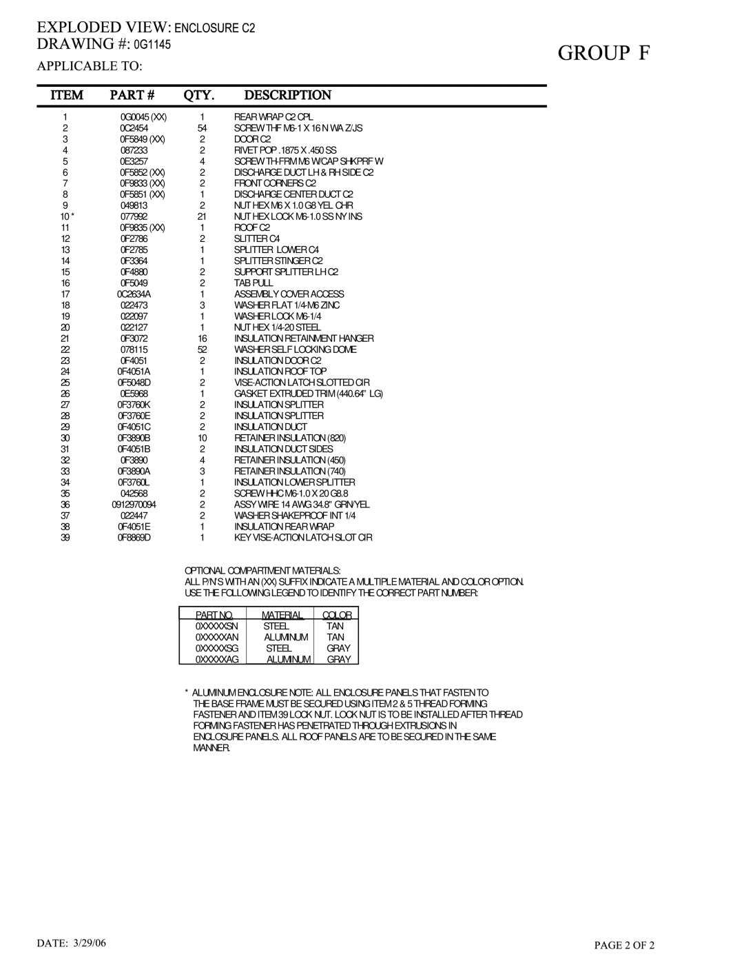 Generac Power Systems 005262-1 owner manual Rear Wrap C2 CPL 