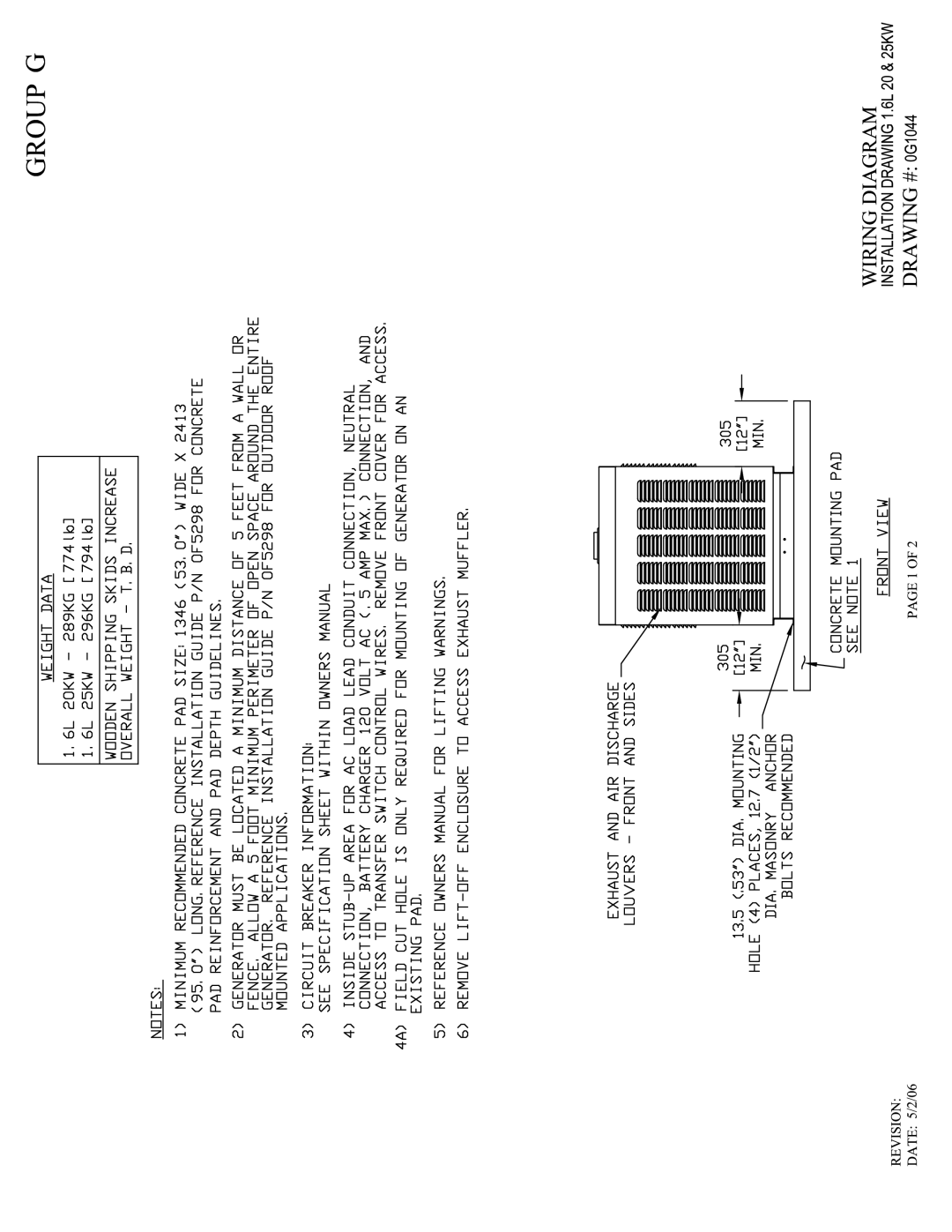 Generac Power Systems 005324-0, 005325-0 owner manual 