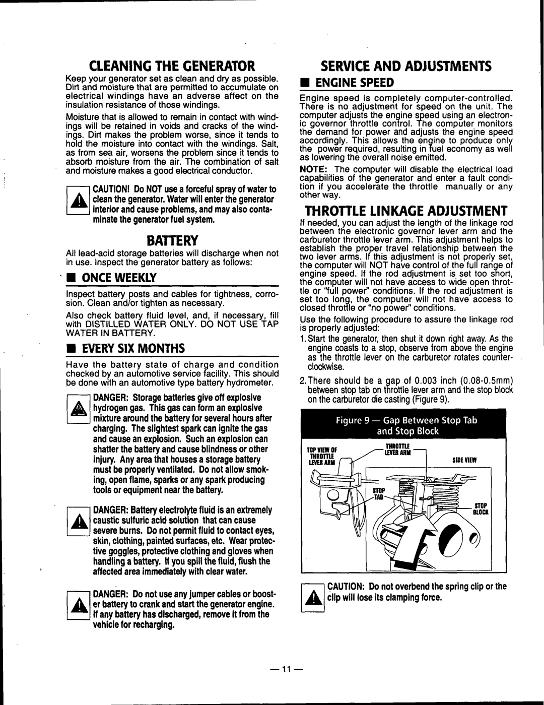 Generac Power Systems 00802-3 manual 