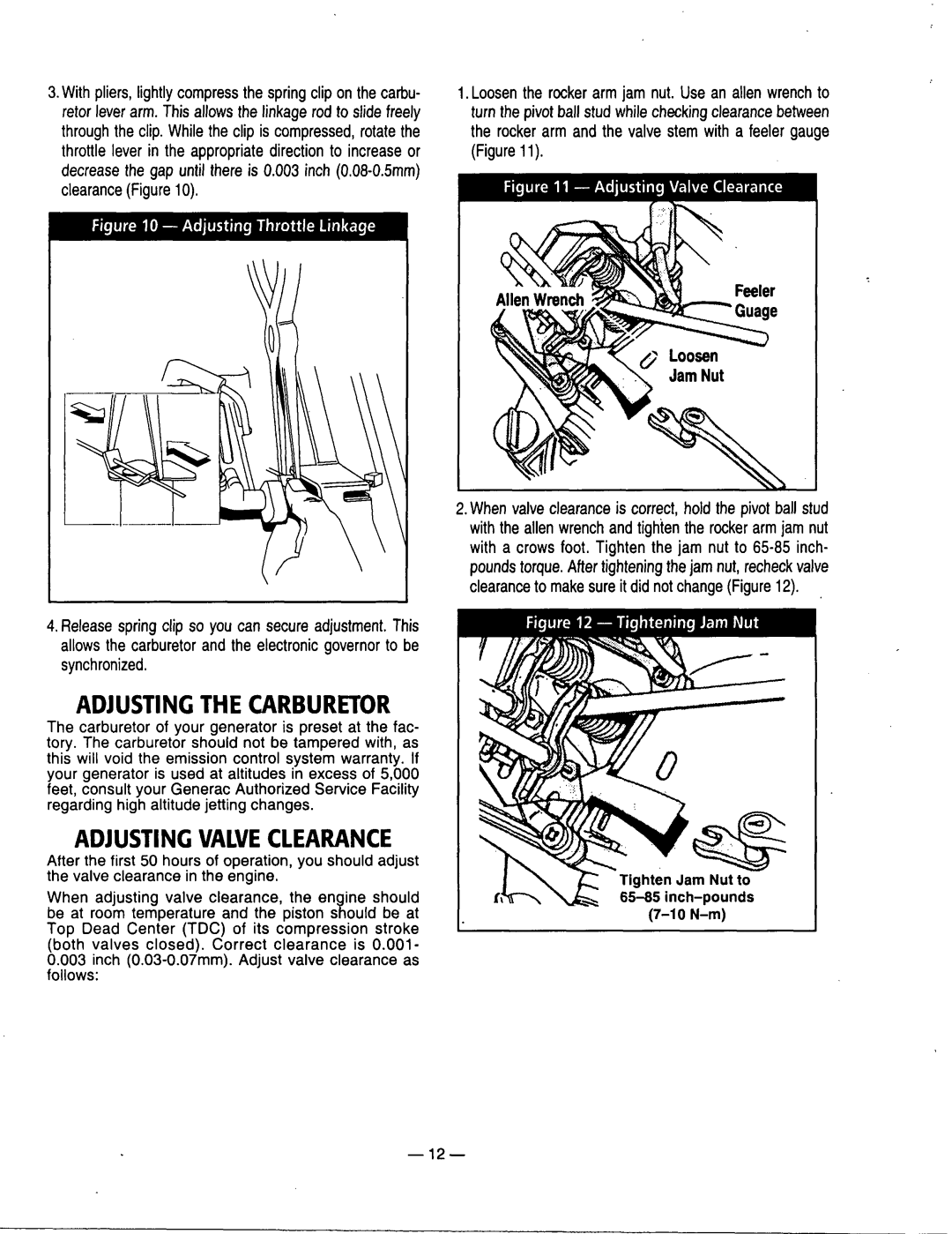 Generac Power Systems 00802-3 manual 