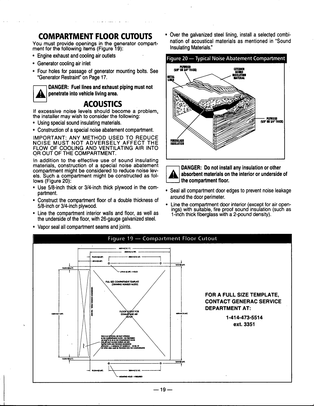 Generac Power Systems 00802-3 manual 