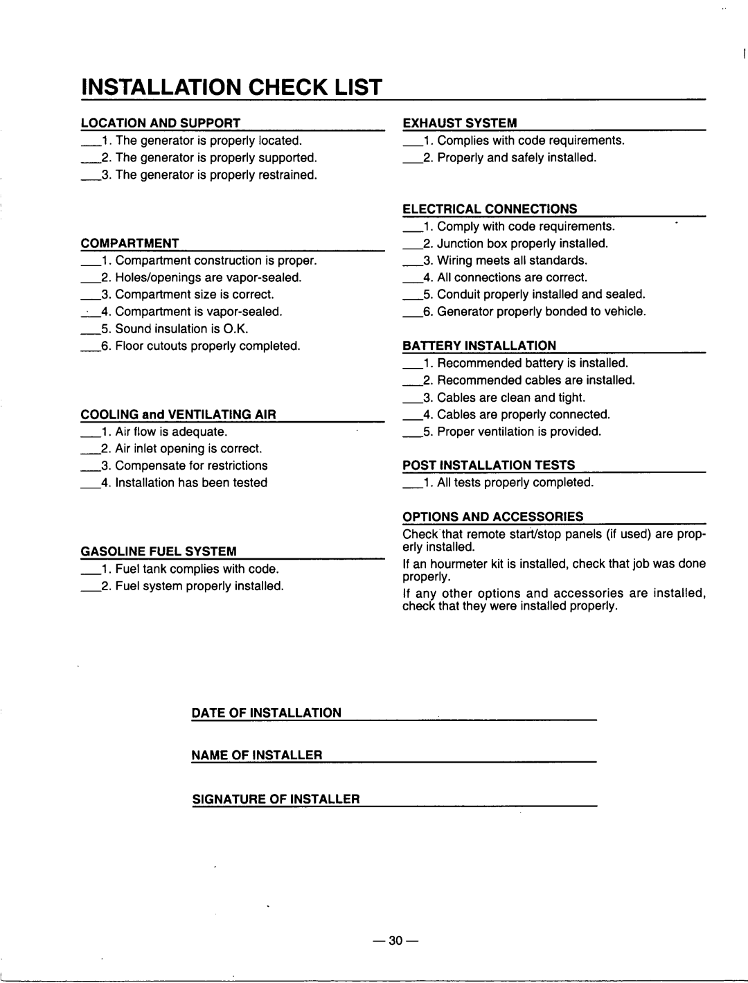 Generac Power Systems 00802-3 manual 
