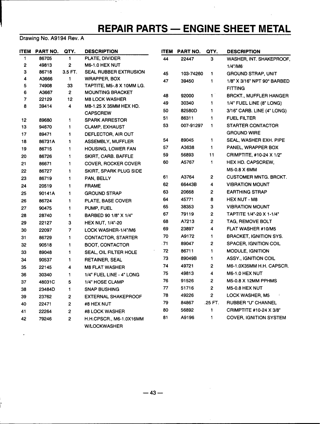 Generac Power Systems 00802-3 manual 
