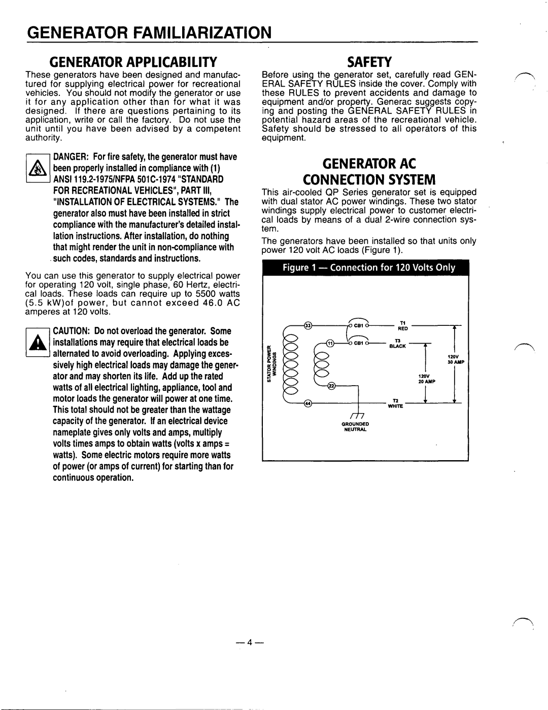 Generac Power Systems 00862-1 manual 