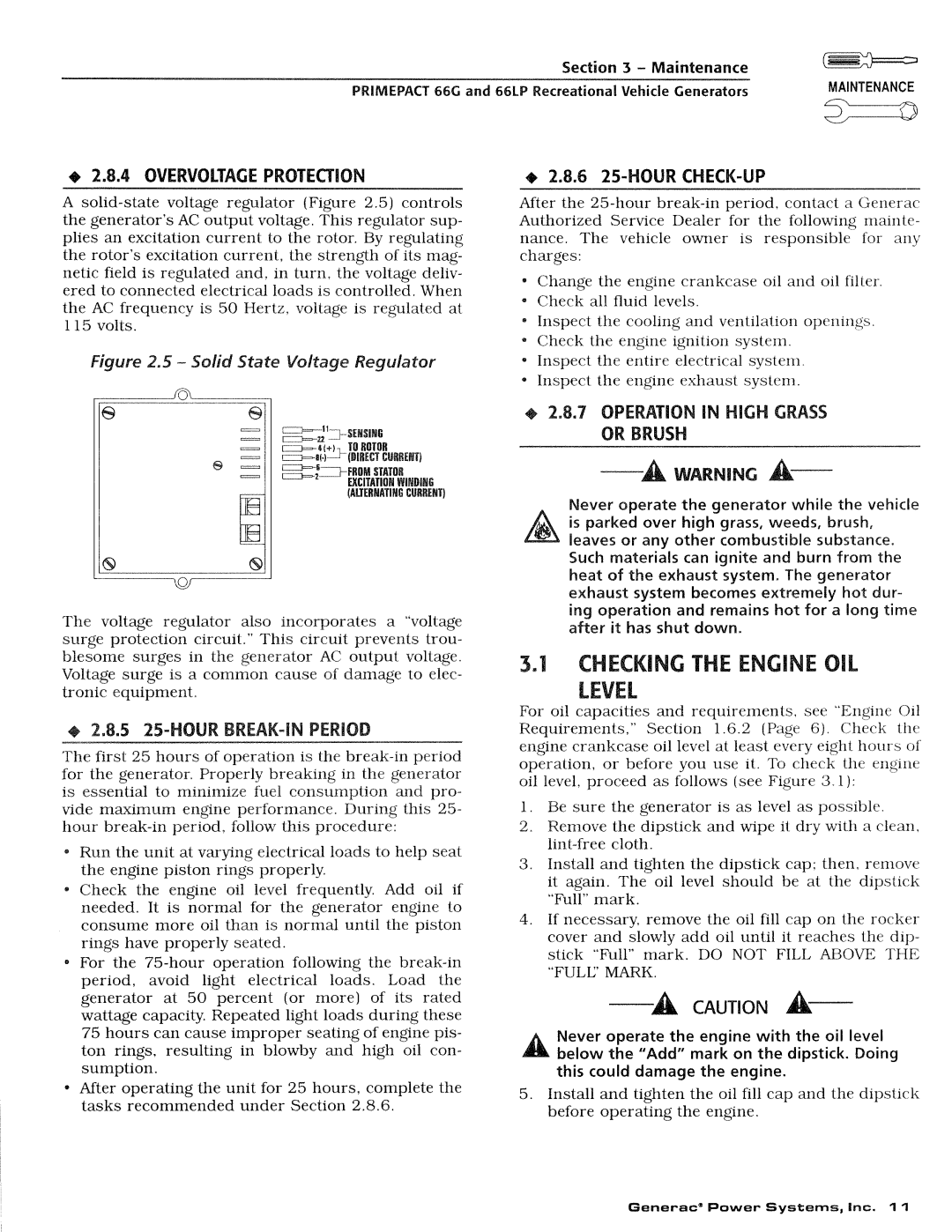 Generac Power Systems 009600-4, 009734-4 manual 