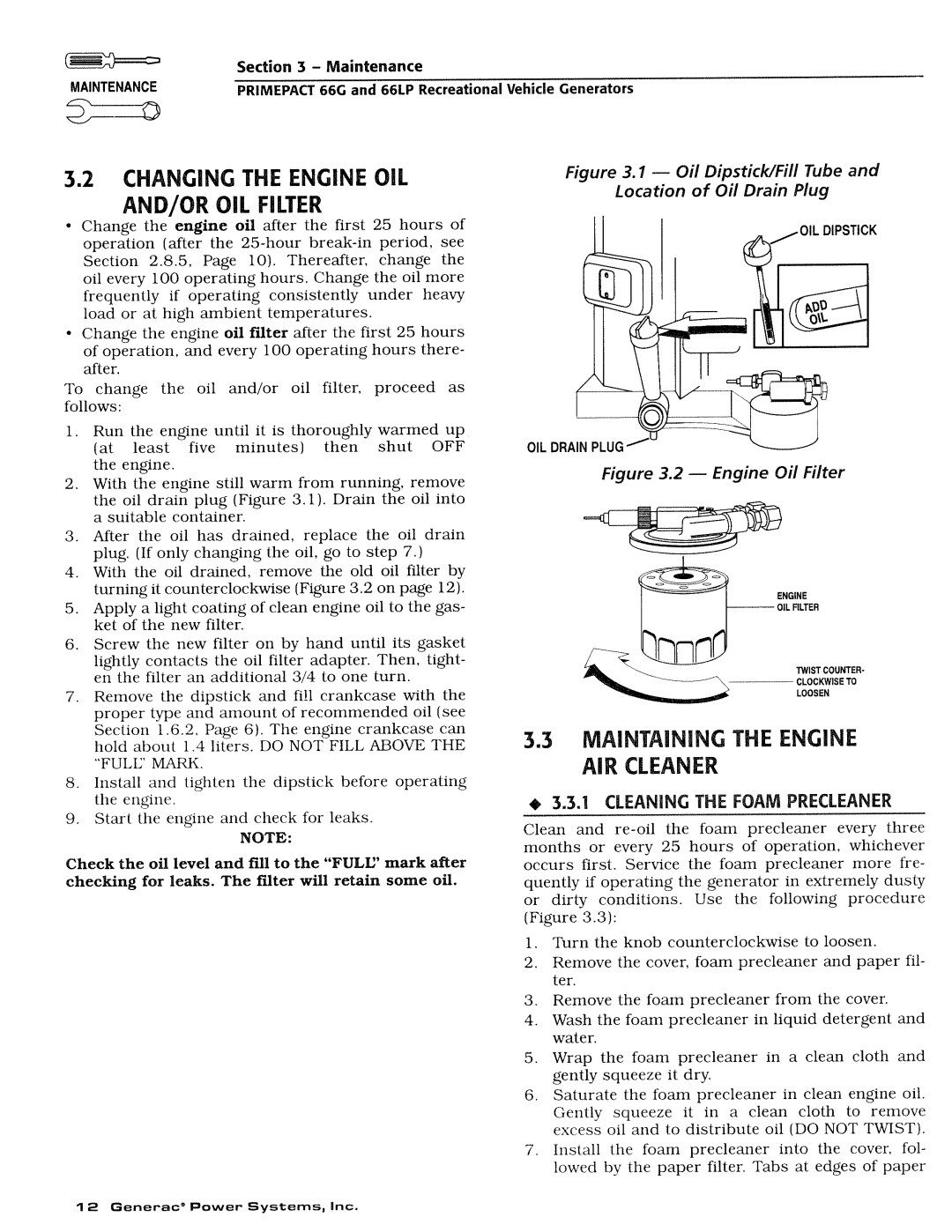 Generac Power Systems 009734-4, 009600-4 manual 