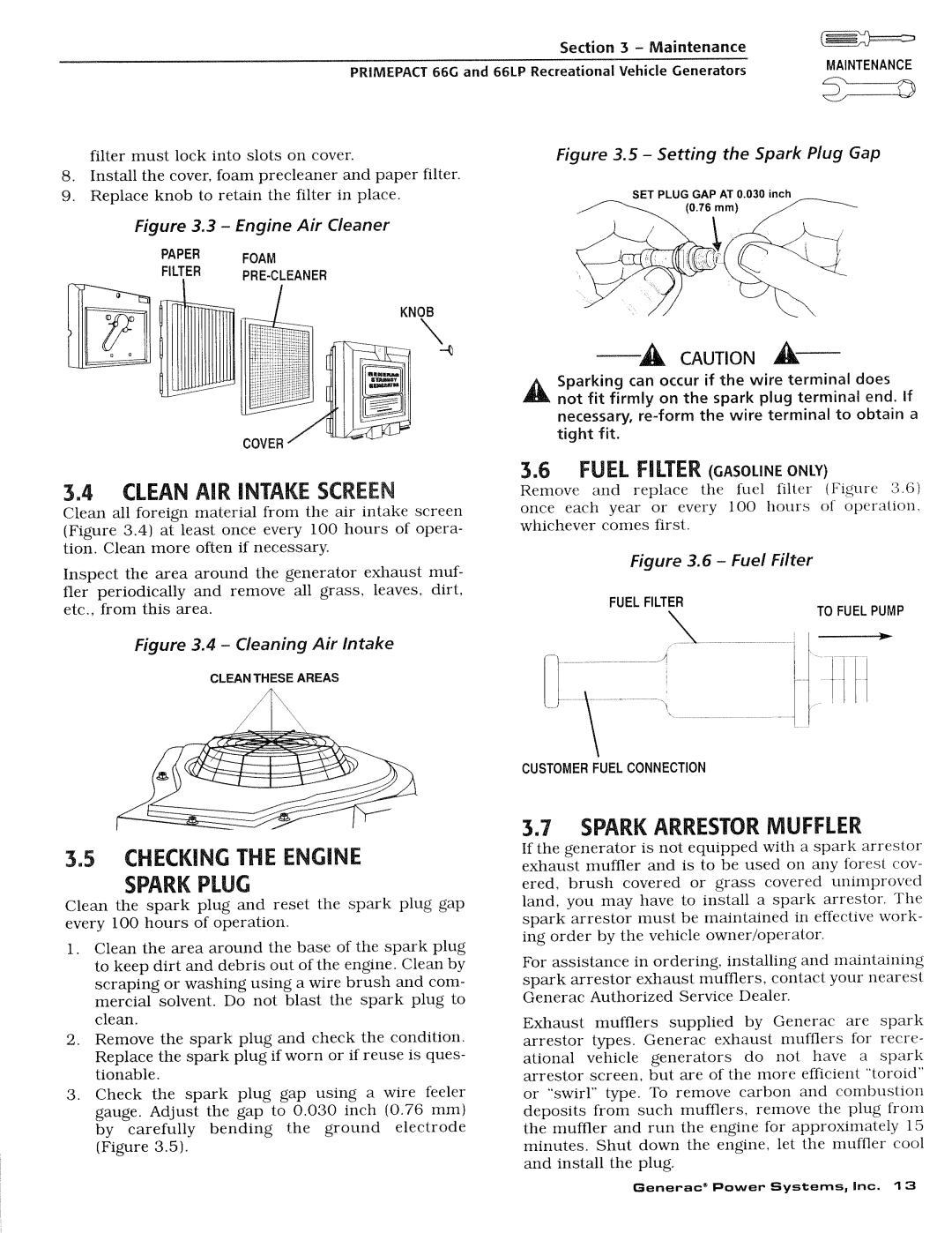 Generac Power Systems 009600-4, 009734-4 manual 