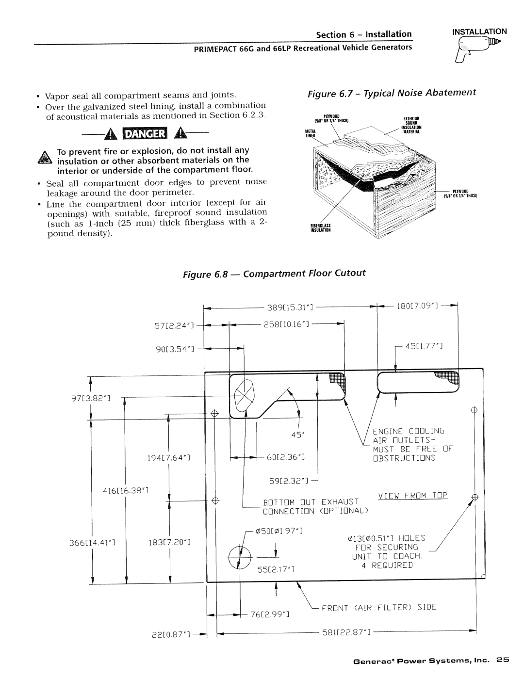 Generac Power Systems 009600-4, 009734-4 manual 