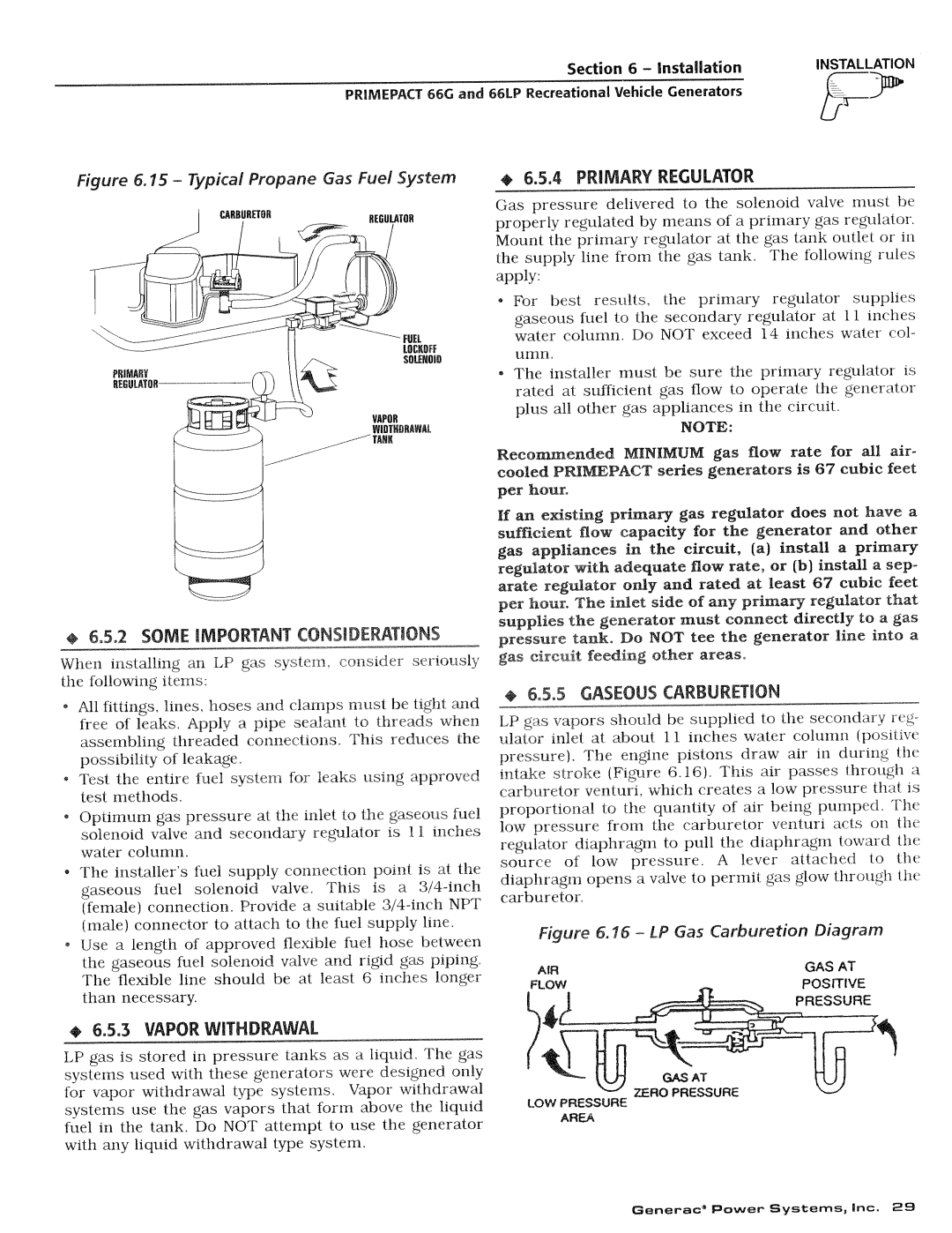 Generac Power Systems 009600-4, 009734-4 manual 