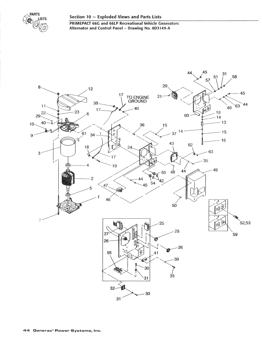 Generac Power Systems 009734-4, 009600-4 manual 