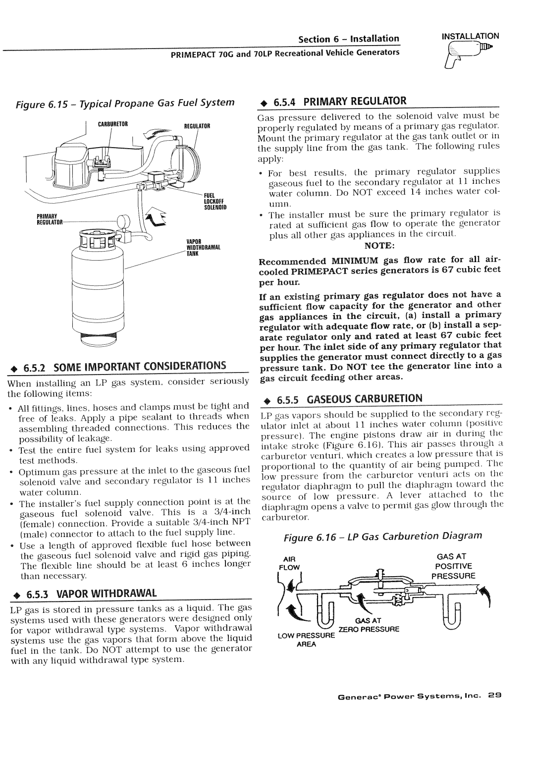 Generac Power Systems 000595-1, 009843-3 manual 