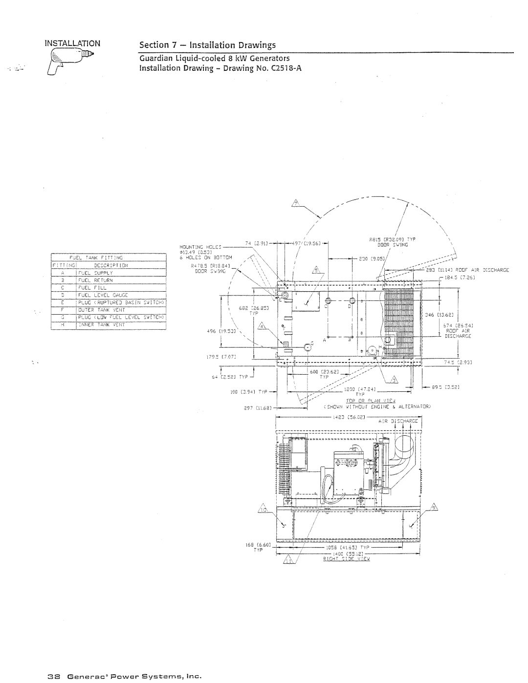 Generac Power Systems 04137-0, 04136-0 manual 