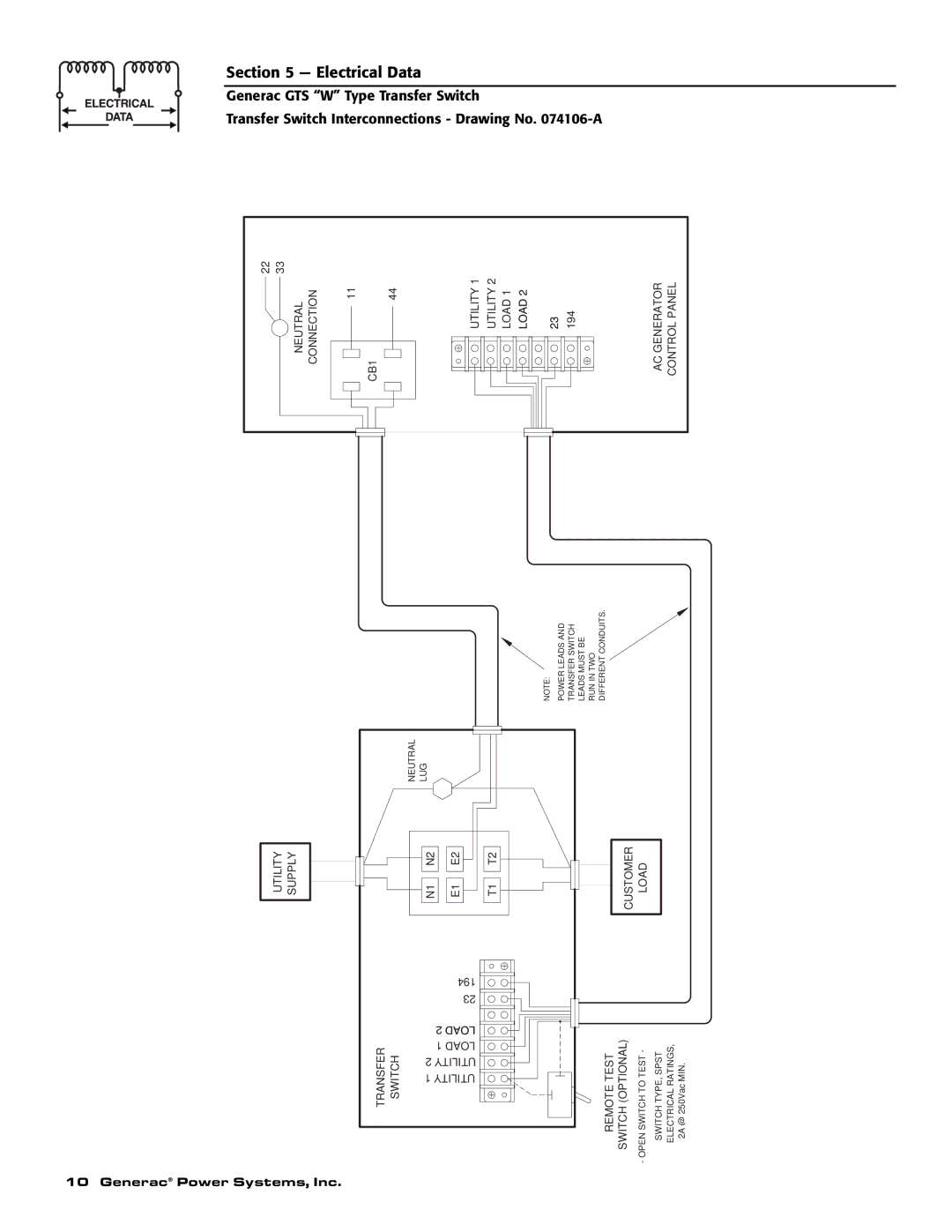 Generac Power Systems 04635-0 owner manual CB1 