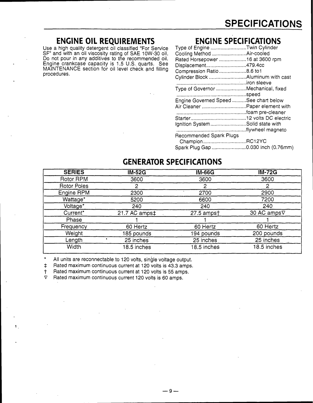 Generac Power Systems 0861-0, 0595-0, 0860-0 manual 