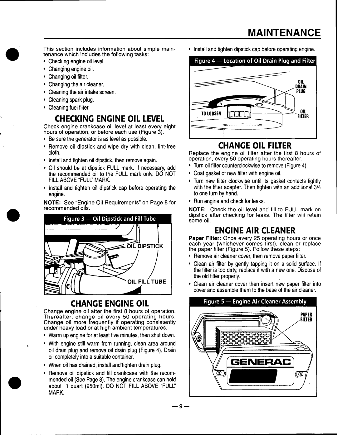 Generac Power Systems 0661-5 manual 