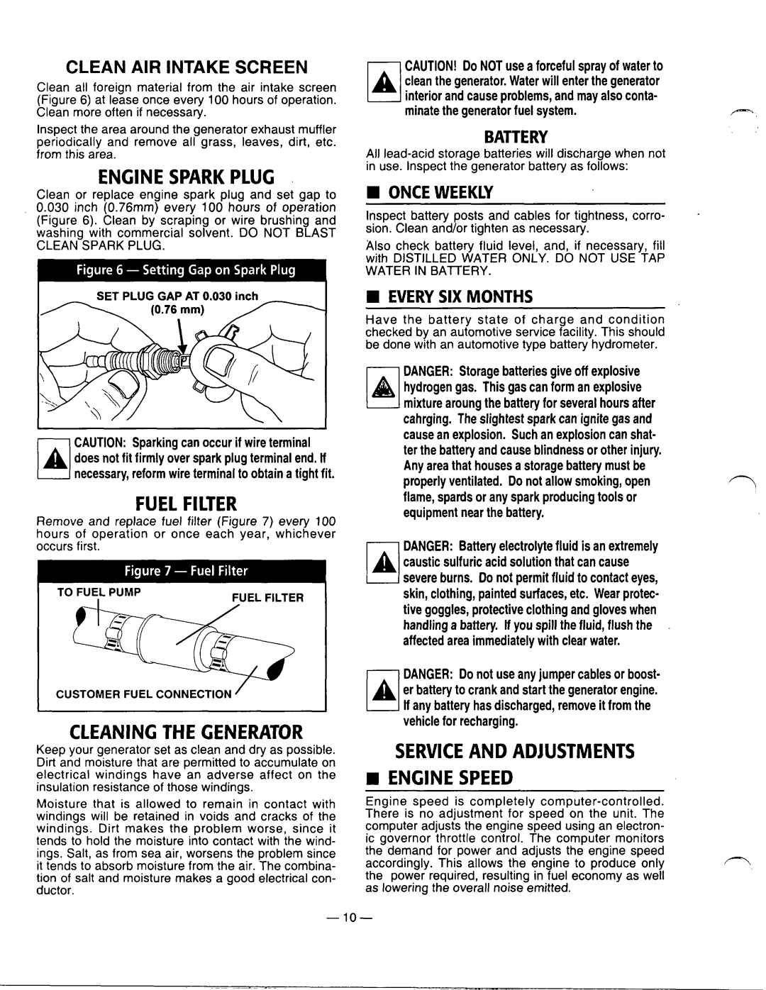 Generac Power Systems 0661-5 manual 