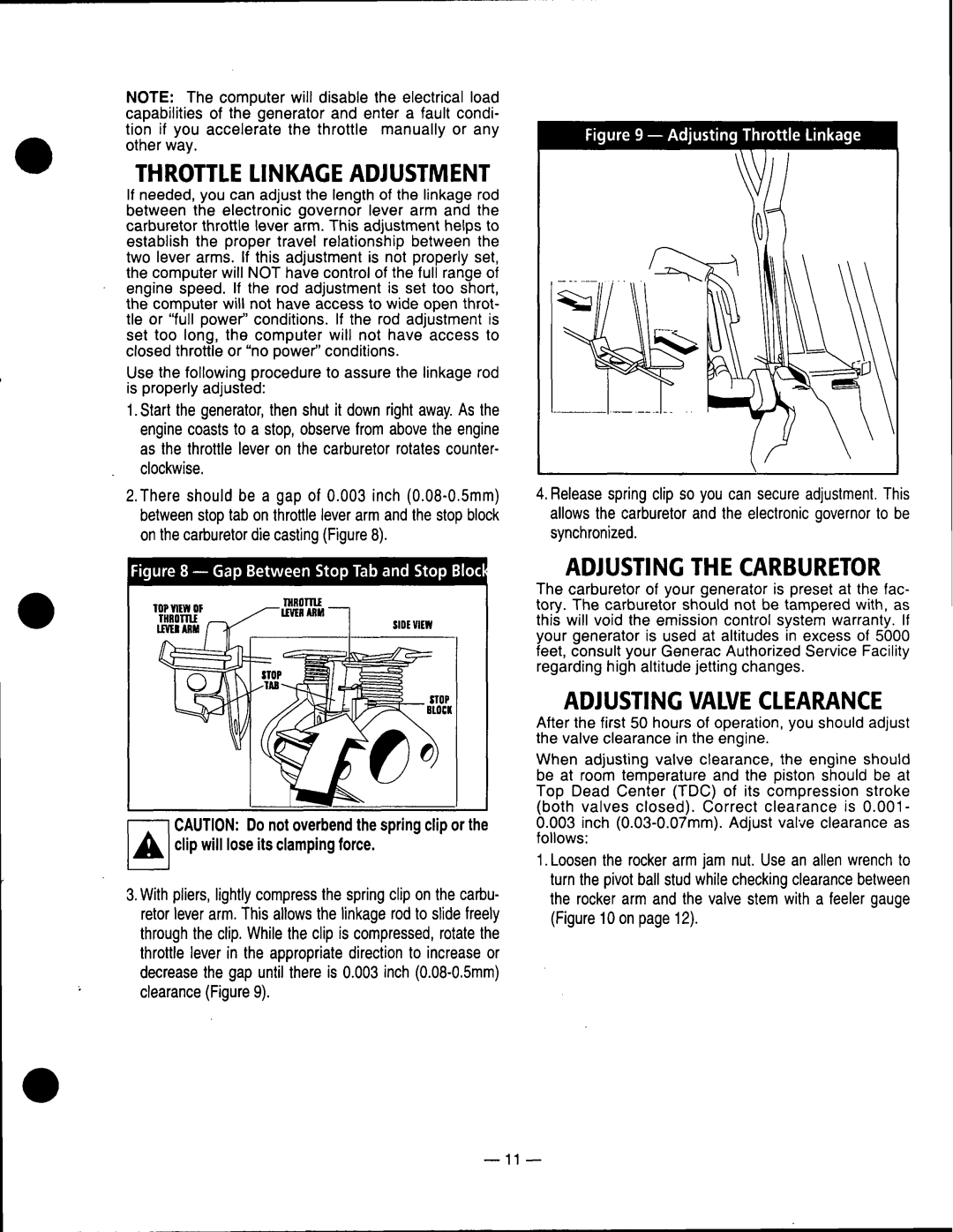 Generac Power Systems 0661-5 manual 