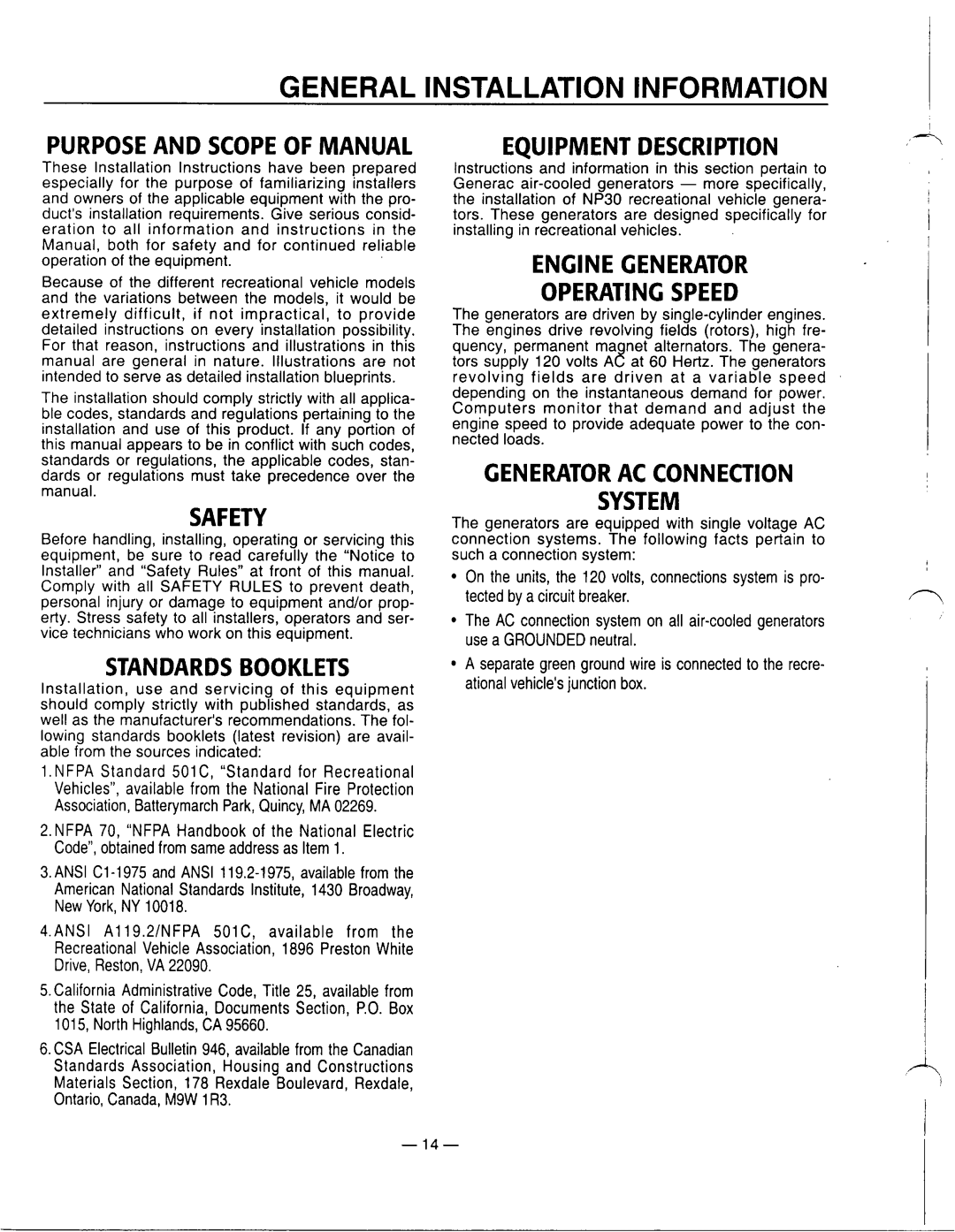 Generac Power Systems 0661-5 manual 